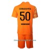 Conjunto (Camiseta+Pantalón Corto) Portero Paris Saint-Germain Gianluigi Donnarumma 50 Primera Equipación 2021/22 - Niño